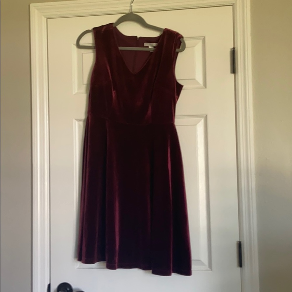 Women’s velvet holiday dress